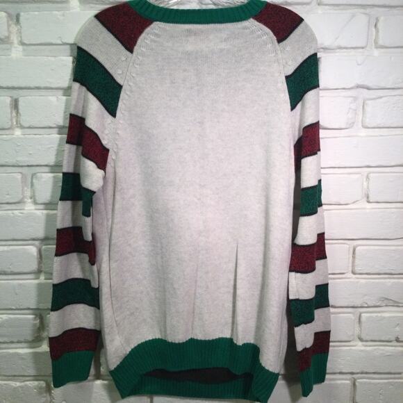 Ugly Christmas Sweater Reindeer themed adult medium - Picture 3 of 4